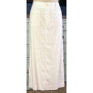 Anthropologie Colette White Maxi Skirt MP